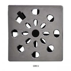 Grelha Astra Grb 4 10,2 X 10,2cm Qd.cromada Rotativa