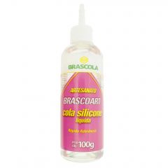 Cola Silicone Liquida Artesanato 100g Brascoarte