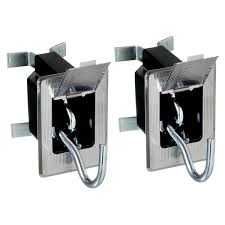 Gancho Rede Embutir 7323 Inox Alianca C/02 Pecas