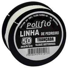 Linha Pedreiro Polietileno Trancada 50 Metros Polifio