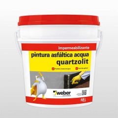 Pintura Asfaltica Acqua Quartzolit 18.0lt