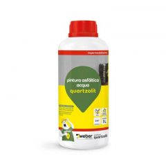 Pintura Asfaltica Acqua 1 Litro Quartzolit