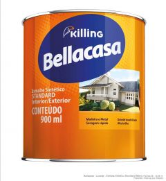 Tinta Esmalte Sintetico Bellacasa 0.9lt Conhaque