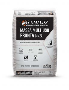 MASSA PRONTA MULTIUSO CINZA 20KG - CERAMFIX