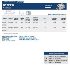 Reator Eletronico 1x20 Af System Ecp