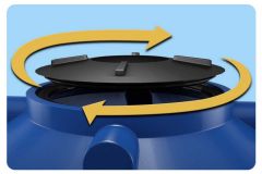 Caixa D/agua Polietileno Tanque Rosca 310lt Fortlev