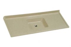 Pia Cozinha 150 X 55cm Rorato Fibra Travertino