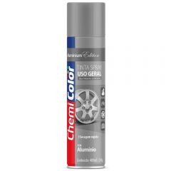 Tinta Spray Brilhante Aluminio 400ml - Chemicollor
