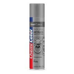 TINTA SPRAY CHEMICOLOR METALICA PRATA 400ML