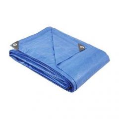 Lona Leve Polietileno 4 X 3 Metros 100 Micras Azul Ajax