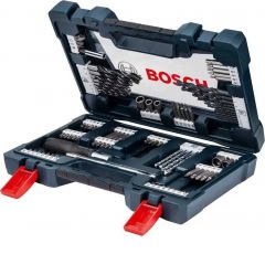 JOGO BITS - BROCAS - SOQUETES V-LINE 91 PECAS - BOSCH