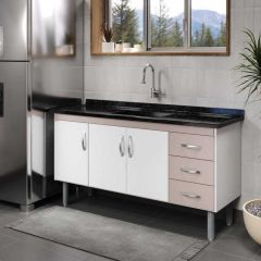 Gabinete Cozinha Toquio 144cm Cerejeira - Rorato