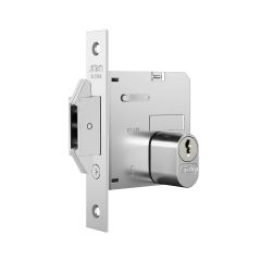 Fechadura Porta Correr 1006 Roseta Quadrada Cromada - Stam