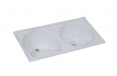 TANQUE LAVAR ROUPA SINTETICO 124 X 62CM PEDRA CLARA - RORATO