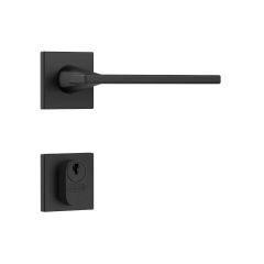 Fechadura Classic 3000 Externa Roseta Quadrada- Black - Stam