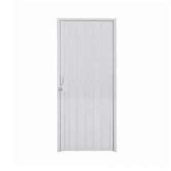 Porta Sanfonada PVC - 90cm X 2.10 Metros Branca - Plasbil