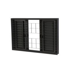 Veneziana Standard Grade Quadrada - 100 X 12 X 100cm - Crv